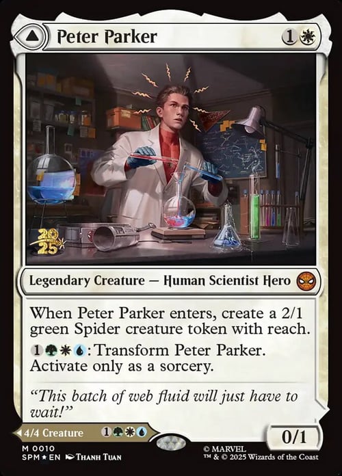 Peter Parker // Amazing Spider-Man Card Front
