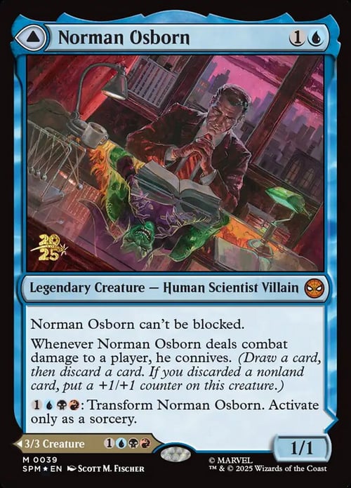 Norman Osborn // Green Goblin Card Front