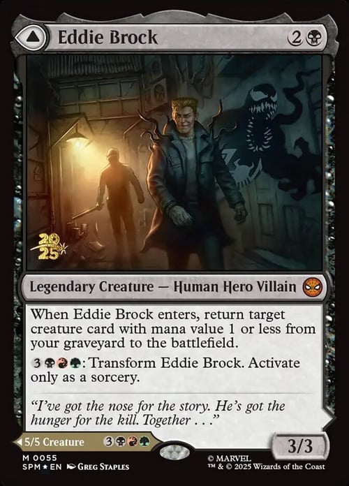 Eddie Brock // Venom, Lethal Protector Card Front