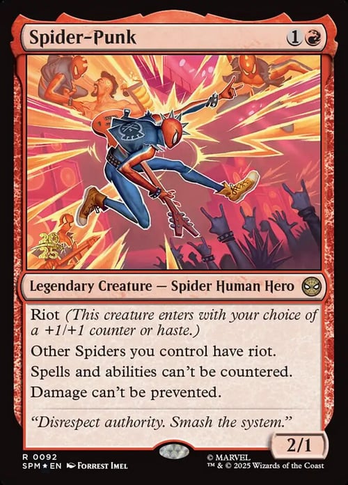 Spider-Punk Card Front