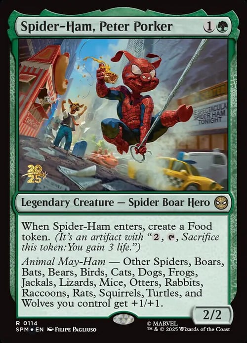 Spider-Ham, Peter Porker Card Front