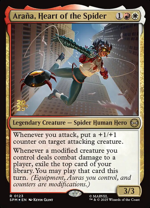 Araña, Heart of the Spider Card Front