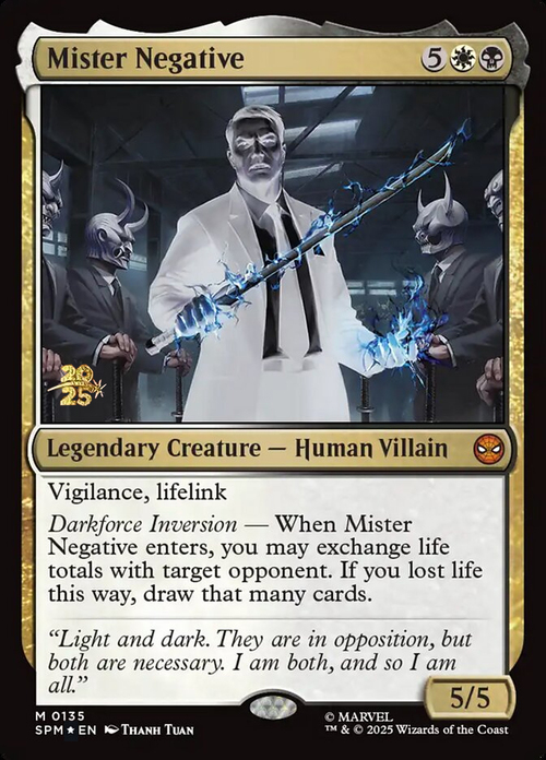 Mister Negative Card Front