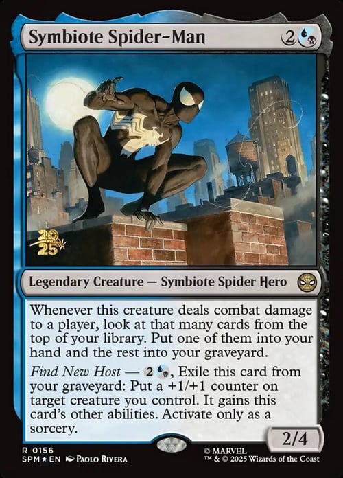 Symbiote Spider-Man Card Front