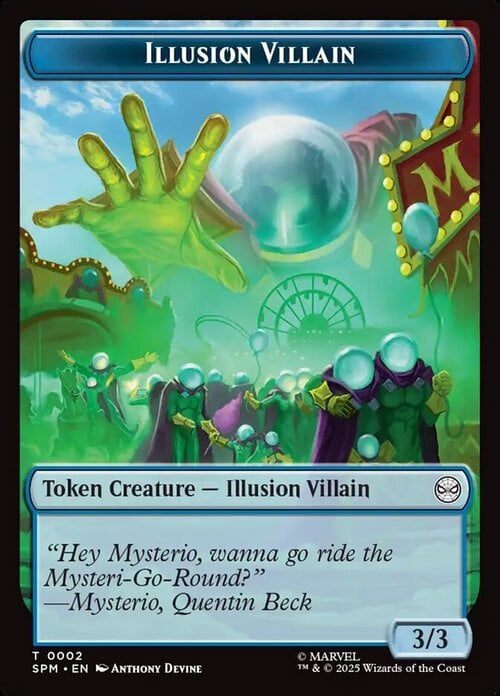 Illusion Villain // Spider Card Front