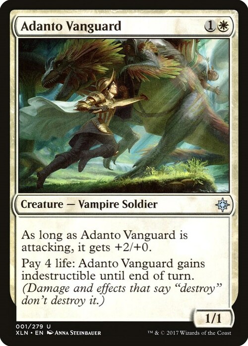 Adanto Vanguard Card Front