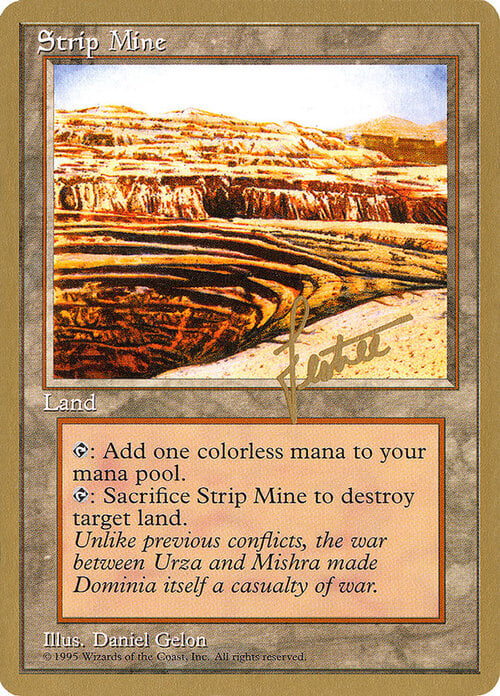 Miniera a Cielo Aperto Card Front