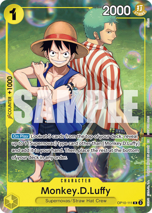 Monkey.D.Luffy Card Front