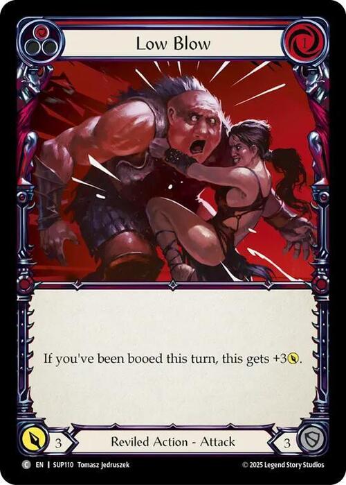 Low Blow Card Front