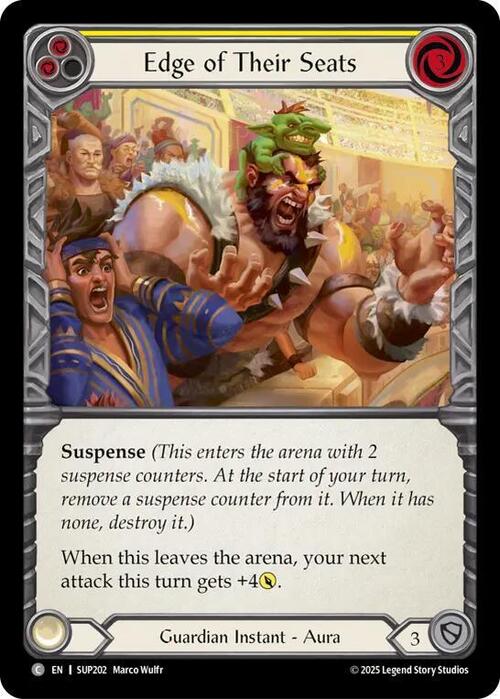 Edge of Their Seats - Yellow Card Front