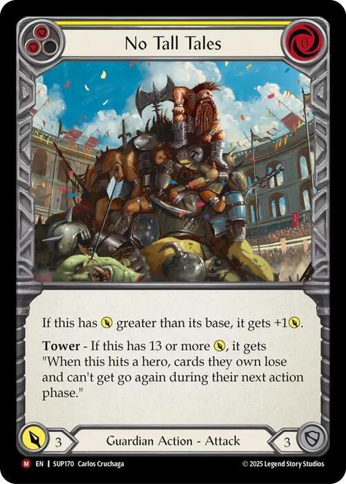 No Tall Tales Card Front