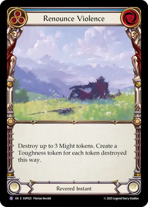 Renounce Violence Card Front