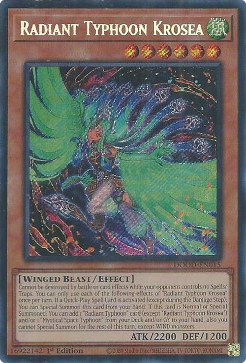 Radiant Typhoon Krosea Card Front