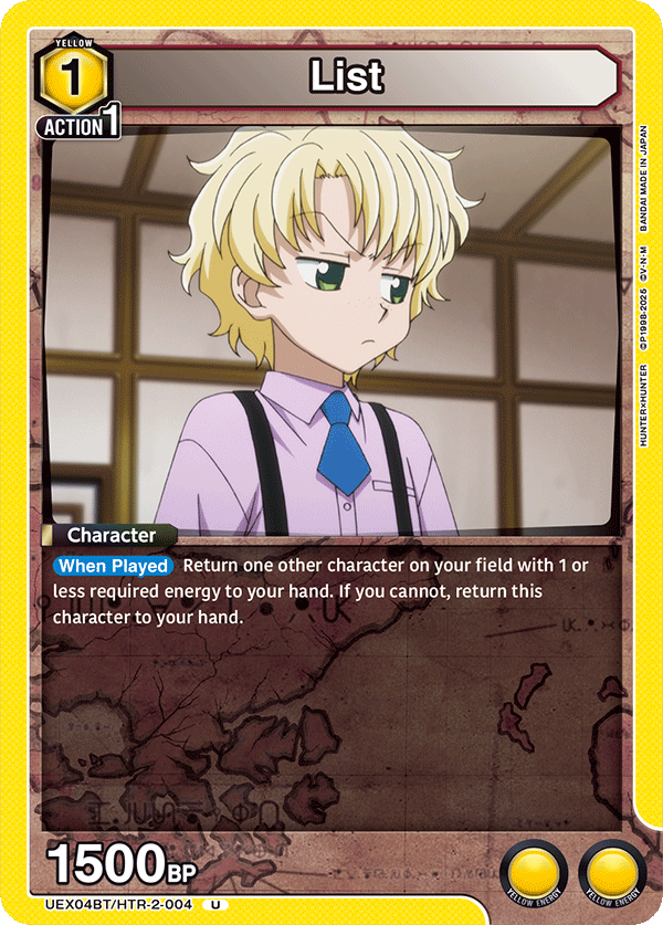List HUNTER X HUNTER Vol.2 | Union Arena | CardTrader
