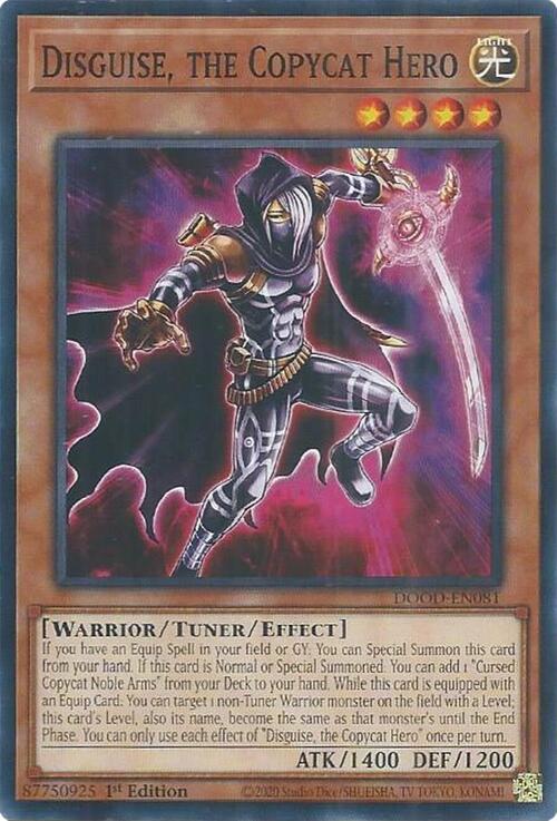 Disguise, the Copycat Hero Card Front