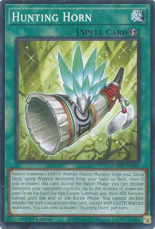 Hunting Horn Card Front