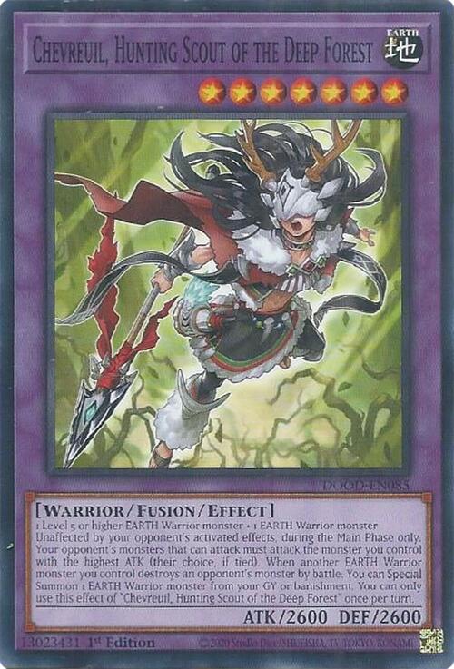 Chevreuil, Hunting Scout of the Deep Forest Card Front