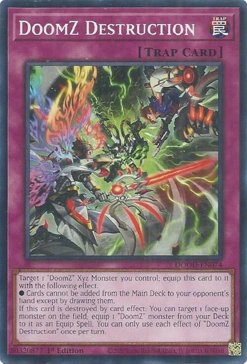 DoomZ Destruction Card Front