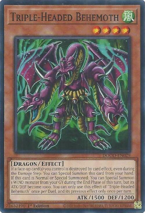 Triple-Headed Behemoth Card Front