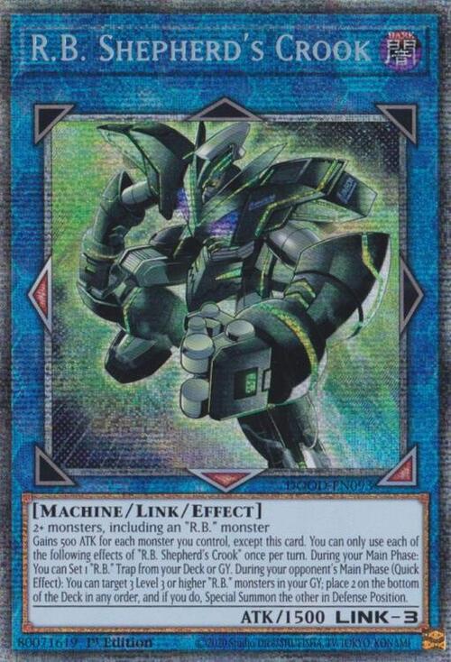 R.B. Shepherd's Crook Card Front