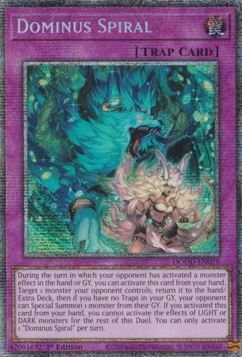 Dominus Spiral Card Front