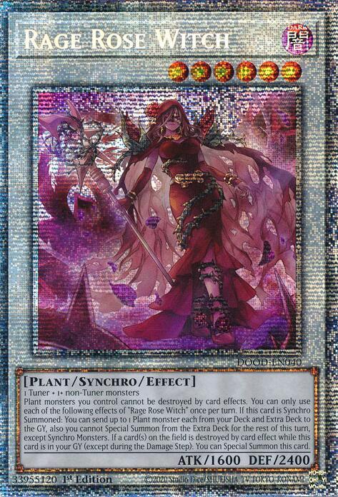 Rage Rose Witch Card Front