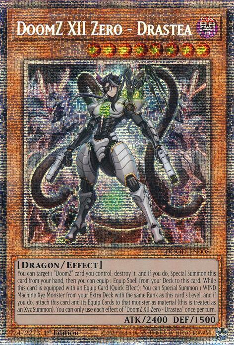 DoomZ XII Zero - Drastea Card Front