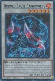 Horned Brute Carnovorus · Super Rare 098
