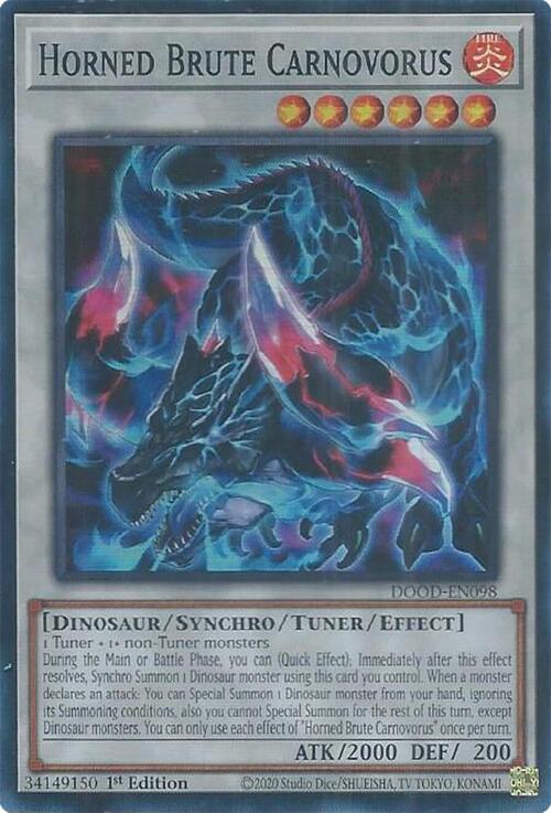 Horned Brute Carnovorus Card Front