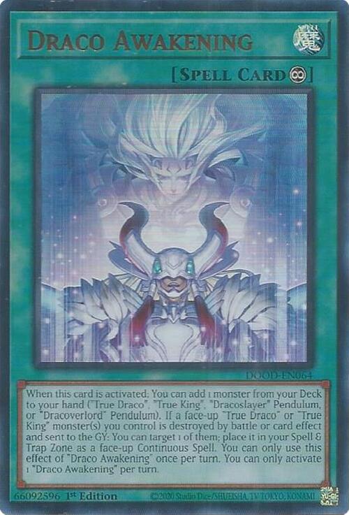 Draco Awakening Card Front