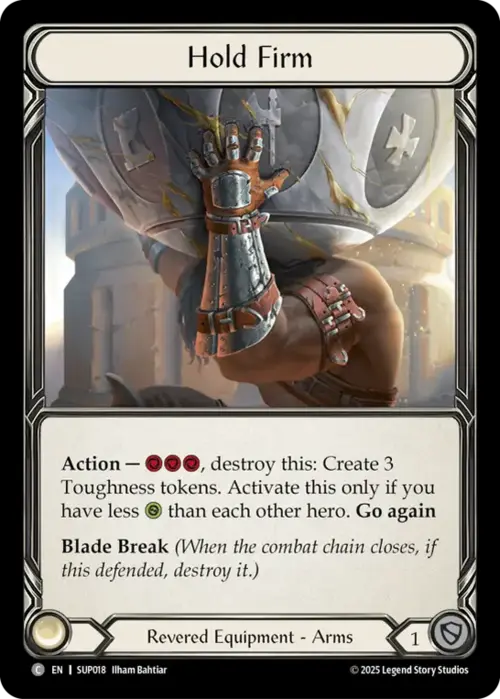 Hold Firm Card Front