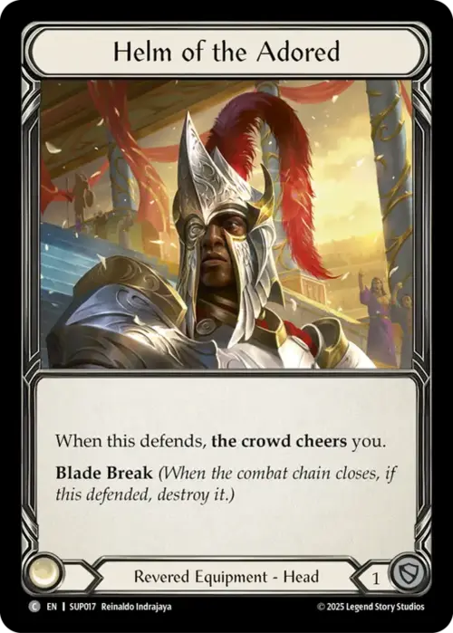 Helm of the Adored Card Front