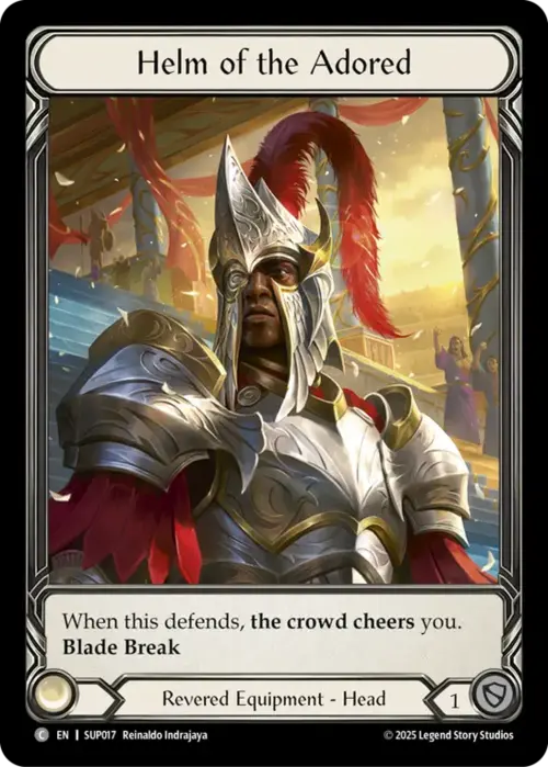Helm of the Adored Card Front