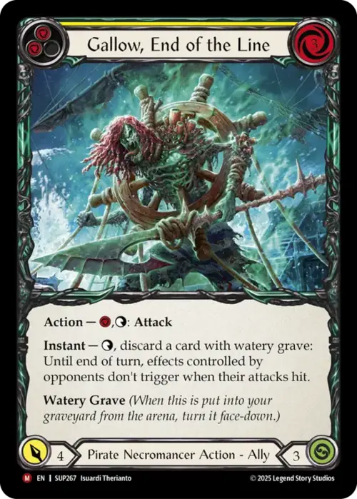 Gallow, End of the Line Card Front