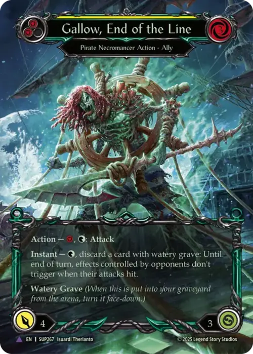 Gallow, End of the Line Card Front