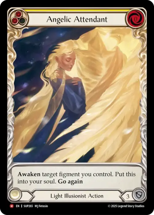 Angelic Attendant Card Front