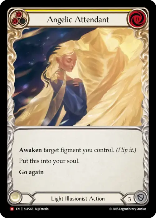Angelic Attendant Card Front