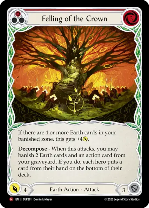 Felling of the Crown Card Front