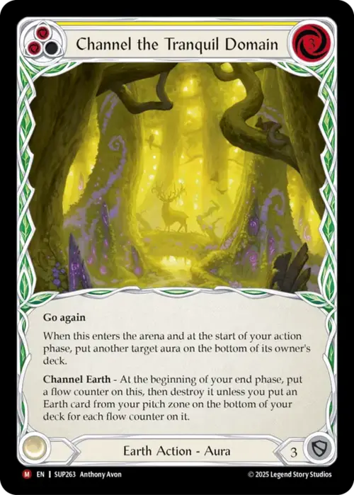 Channel the Tranquil Domain Card Front