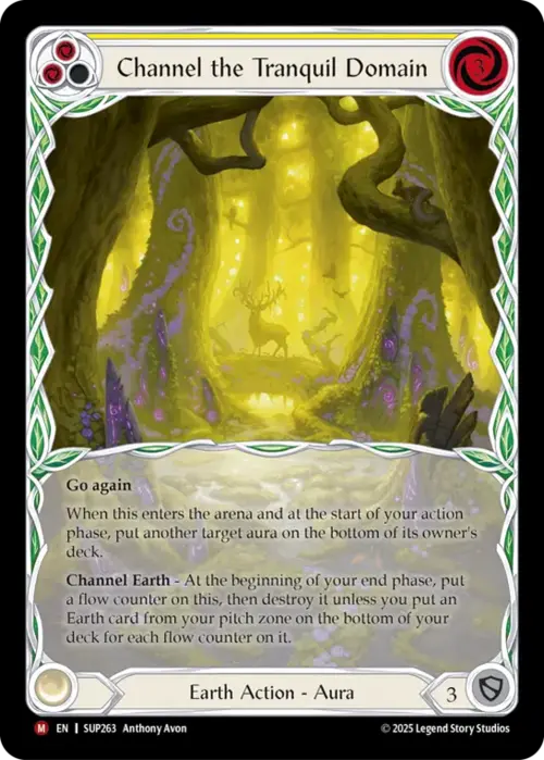 Channel the Tranquil Domain Card Front
