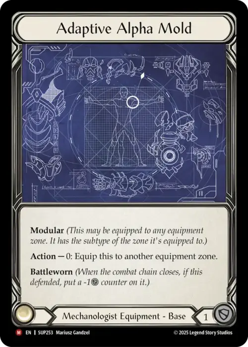 Adaptive Alpha Mold Card Front