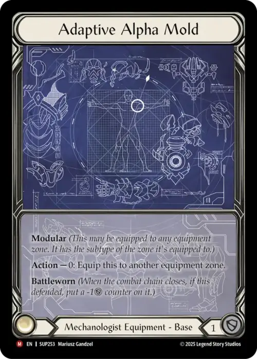 Adaptive Alpha Mold Card Front