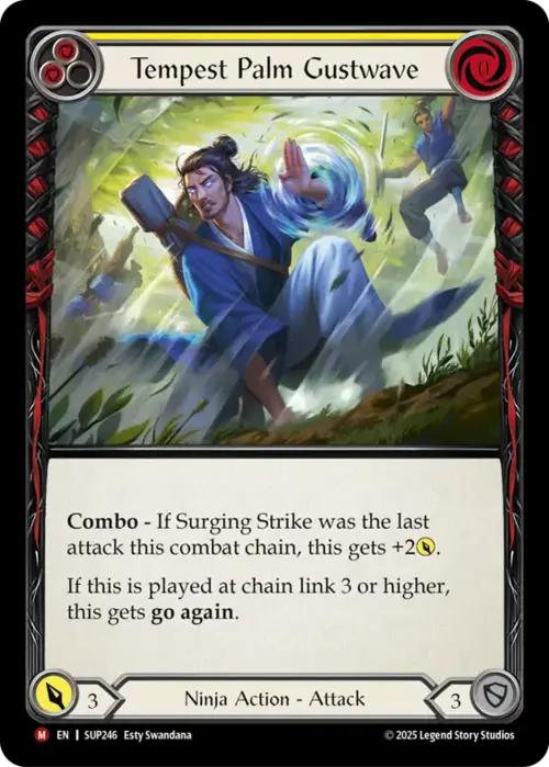 Tempest Palm Gustwave Card Front