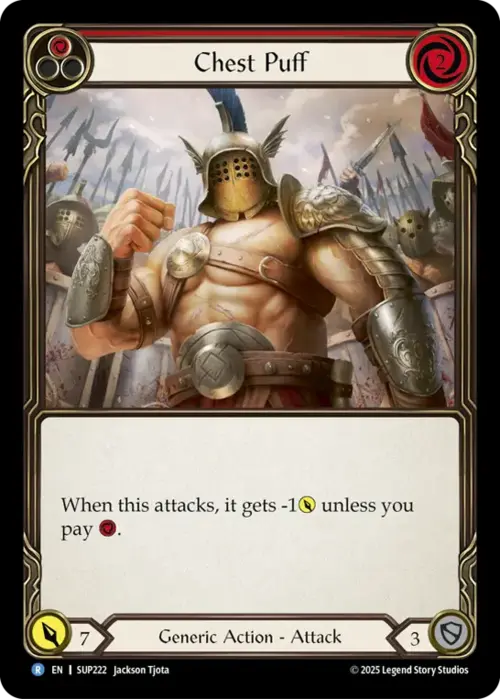 Chest Puff Card Front