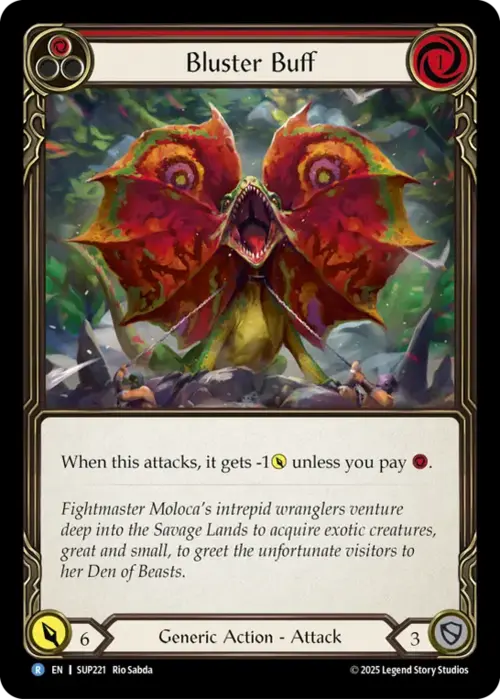 Bluster Buff Card Front