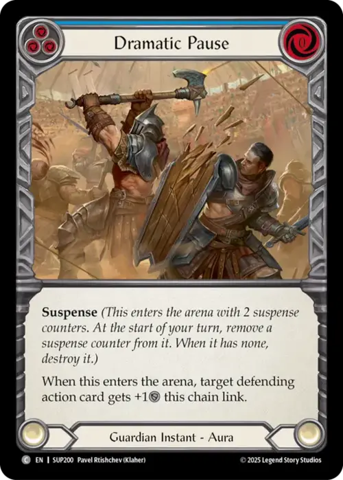 Dramatic Pause - Blue Card Front