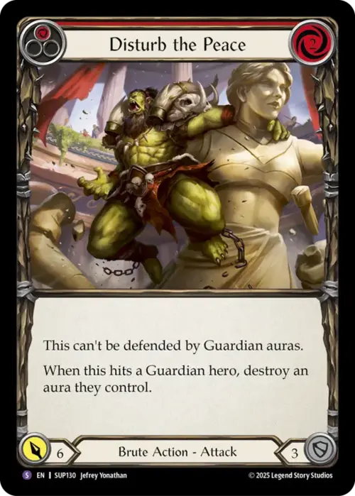 Disturb the Peace Card Front