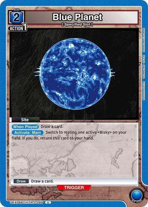 Blue Planet Card Front