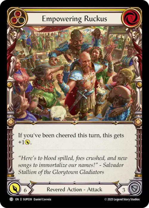 Empowering Ruckus Card Front