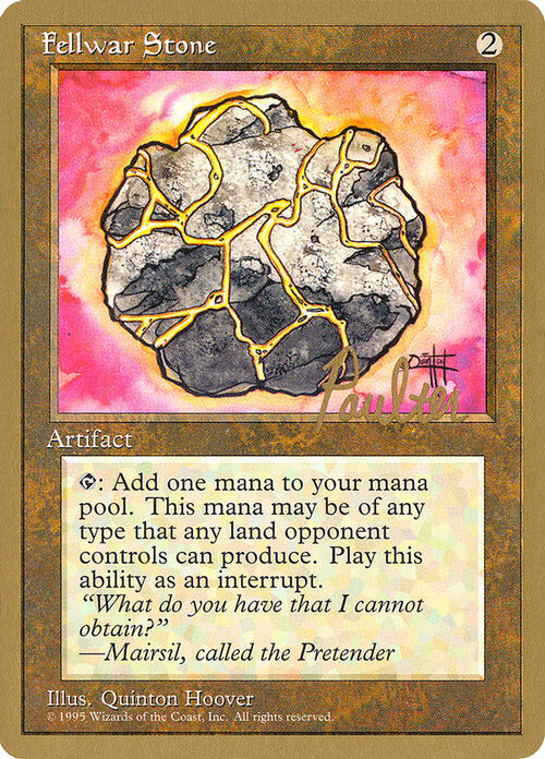 Pietra Fellwar Card Front
